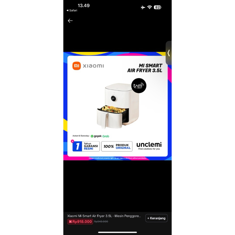 Xiaomi Mi Smart Air Fryer 3.5L