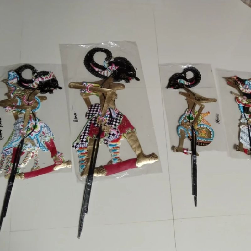 Wayang Kulit Bima, Gatotkaca, Arjuna dan Srikandi