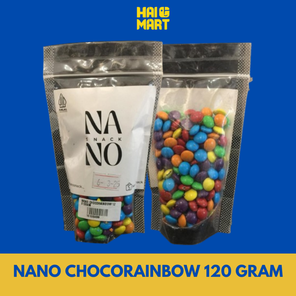 

NANO CHOCORAINBOW 120 GRAM | NANO SNACK CEMILAN BISKUIT COKLAT RAINBOW WARNA-WARNI