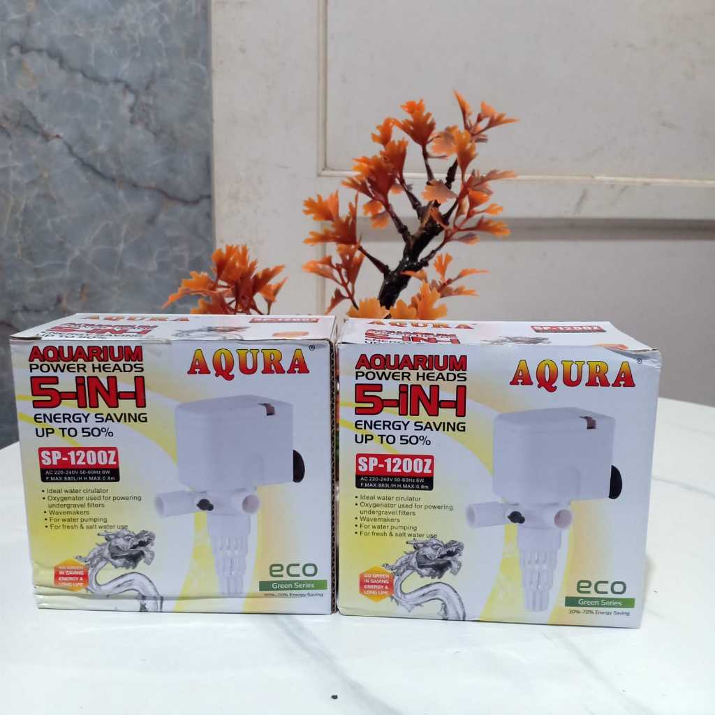 Pompa Air Aquarium Mini Celup Low Watt 1200Z – Filter & Aerator Akuarium