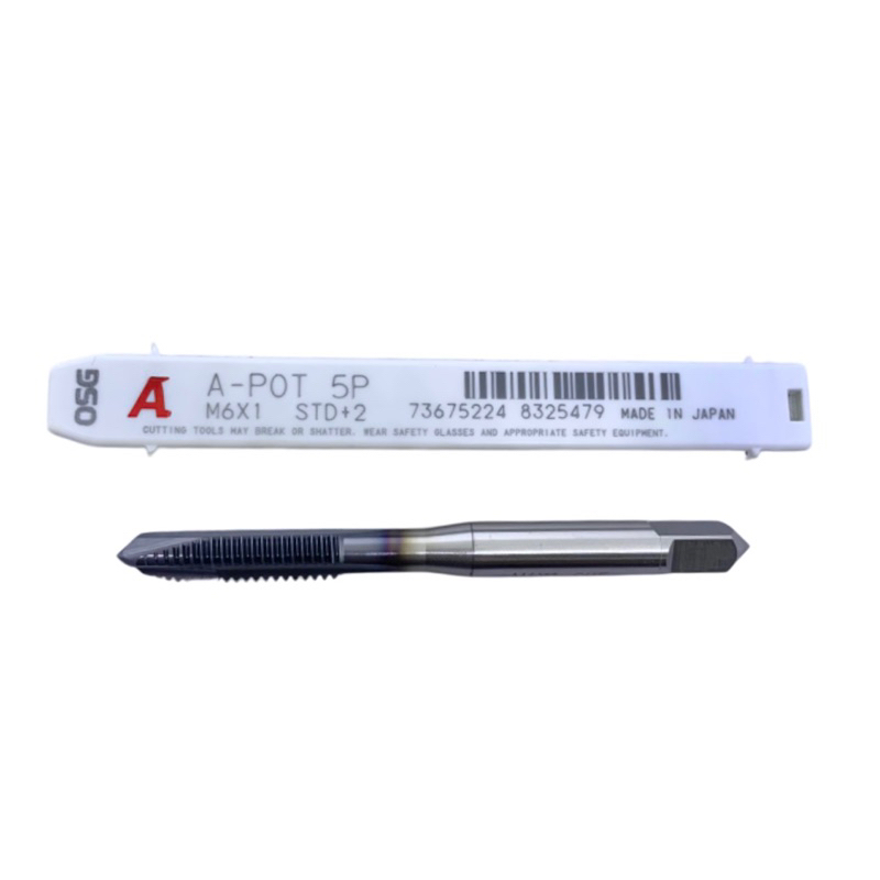 Tap M6 x 1 PO original OSG Japan baru Tap M6x1 lurus