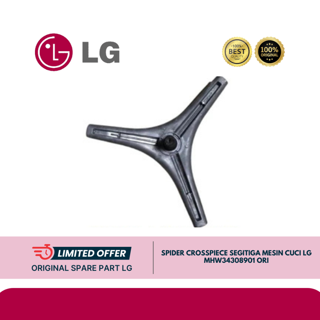 SPIDER CROSSPIECE SEGITIGA MESIN CUCI LG MHW34308901 F1007NPPW ORI