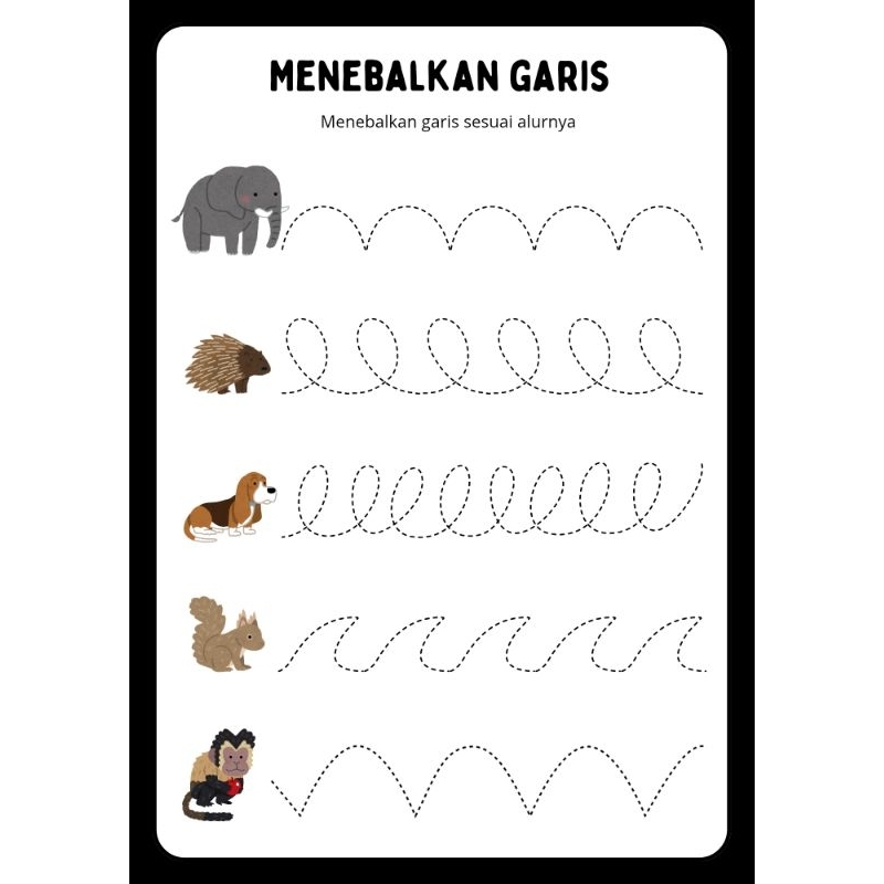 

Worksheet tracing line isi 20 lembar A4 harga 16.000