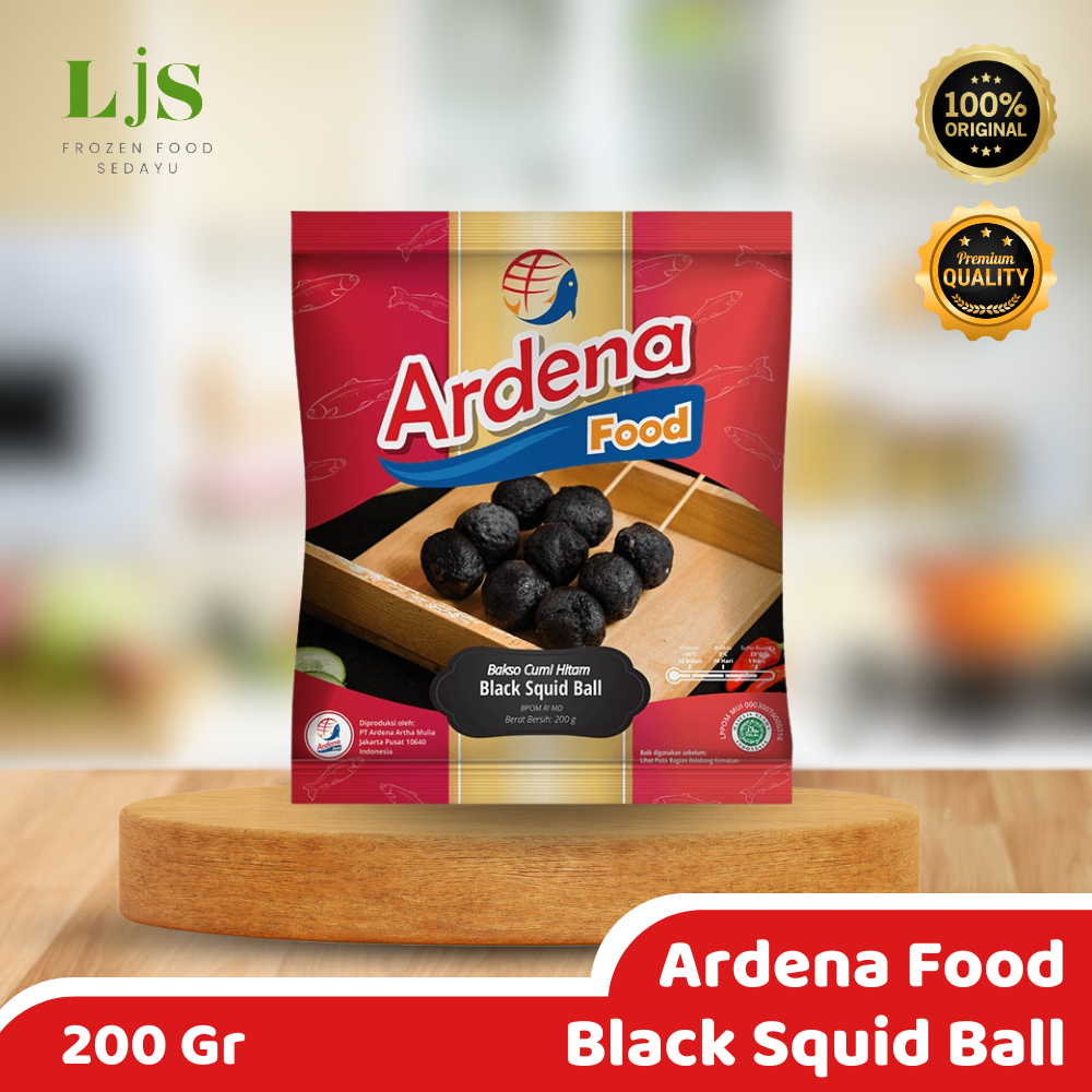 

Ardena Food Bakso Cumi Hitam Squid Ball 200 Gr