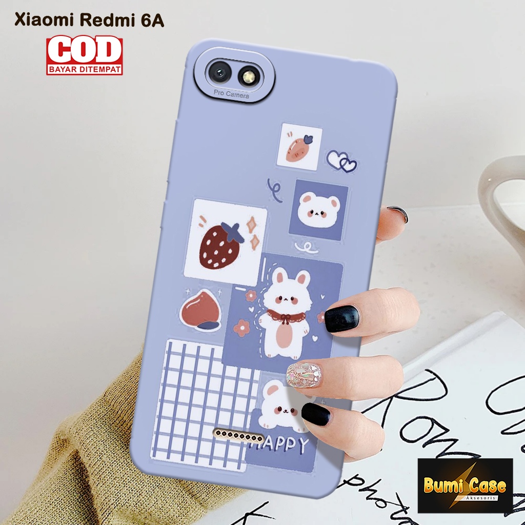 Bumi Case Xiaomi Redmi 6A - Fashion Case Kartun - Softcase Pro Camera Xiaomi Redmi 6A - Casing Hp Xi