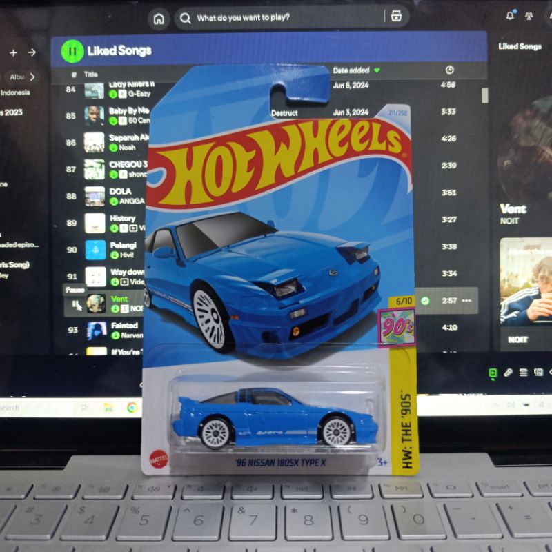 Hotwheels Nissan 180sx typeX