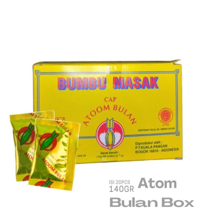 

Bumbu Masak Cap Atoom Atom Bulan 1 Pak Ayam Bawang