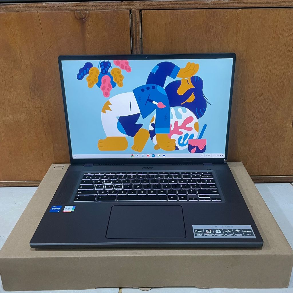 Laptop Seri Terbaru, Super Ngebut, Anti Lelet, Super Slim, Super Mulus  Acer Chromebook 516 GE, Inte
