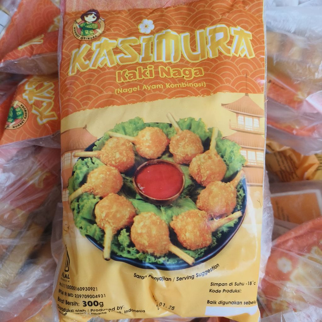 

Kasimura Kaki Naga (Naget Ayam Kombinasi) isi 10