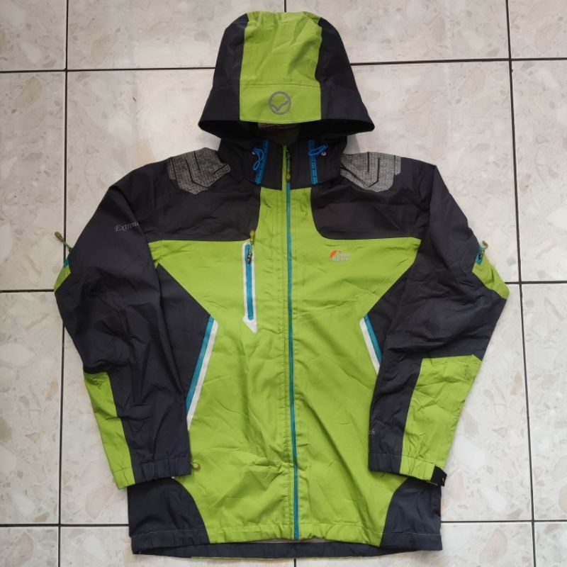 Jaket outdoor, waterproof, gorpcore lowe pro tech, high breathable, lowe alphine