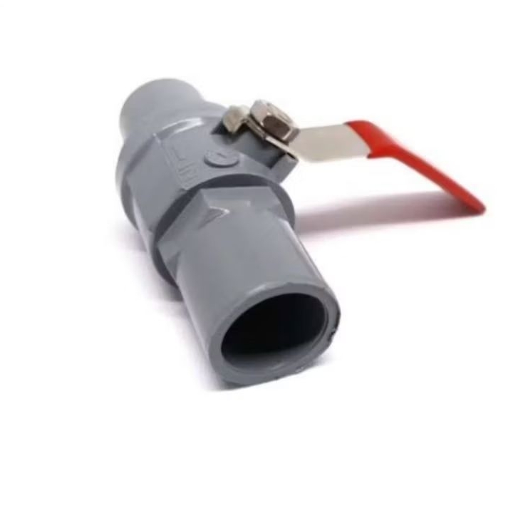 Ball Valve PVC 3/4" Gagang Besi - Stopkran PVC