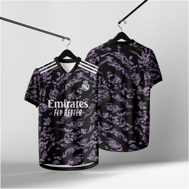 JERSEY REAL MADRID CLASSIC CUSTOM FULL PRINTING