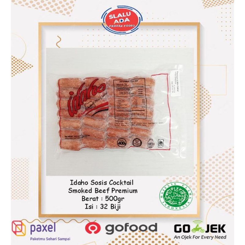 

sosis beef cocktail Idaho 400gr sosis olahan ayam dan sapi