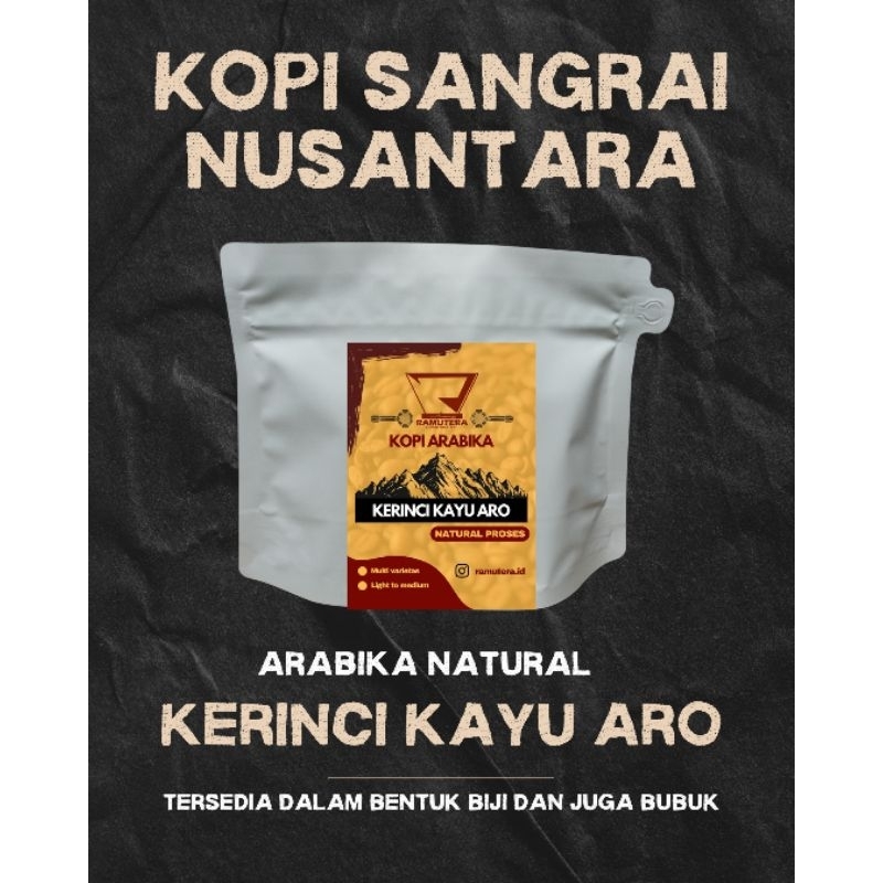 

Kopi Arabika Natural Kerinci Kayu Aro.