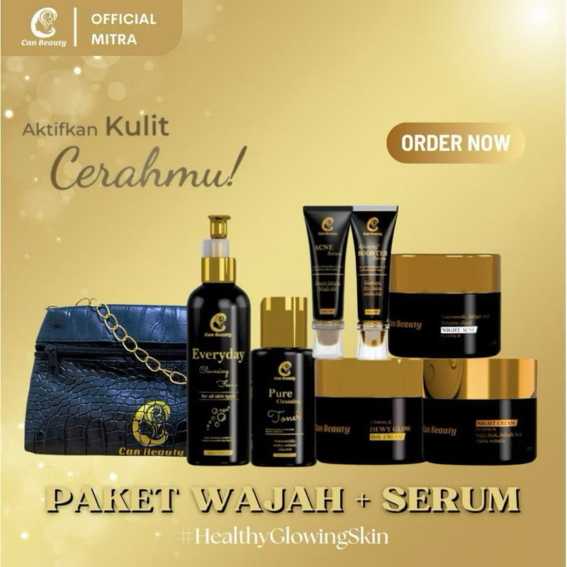 Can beauty original | paket Whitening can beauty |Acne can beauty