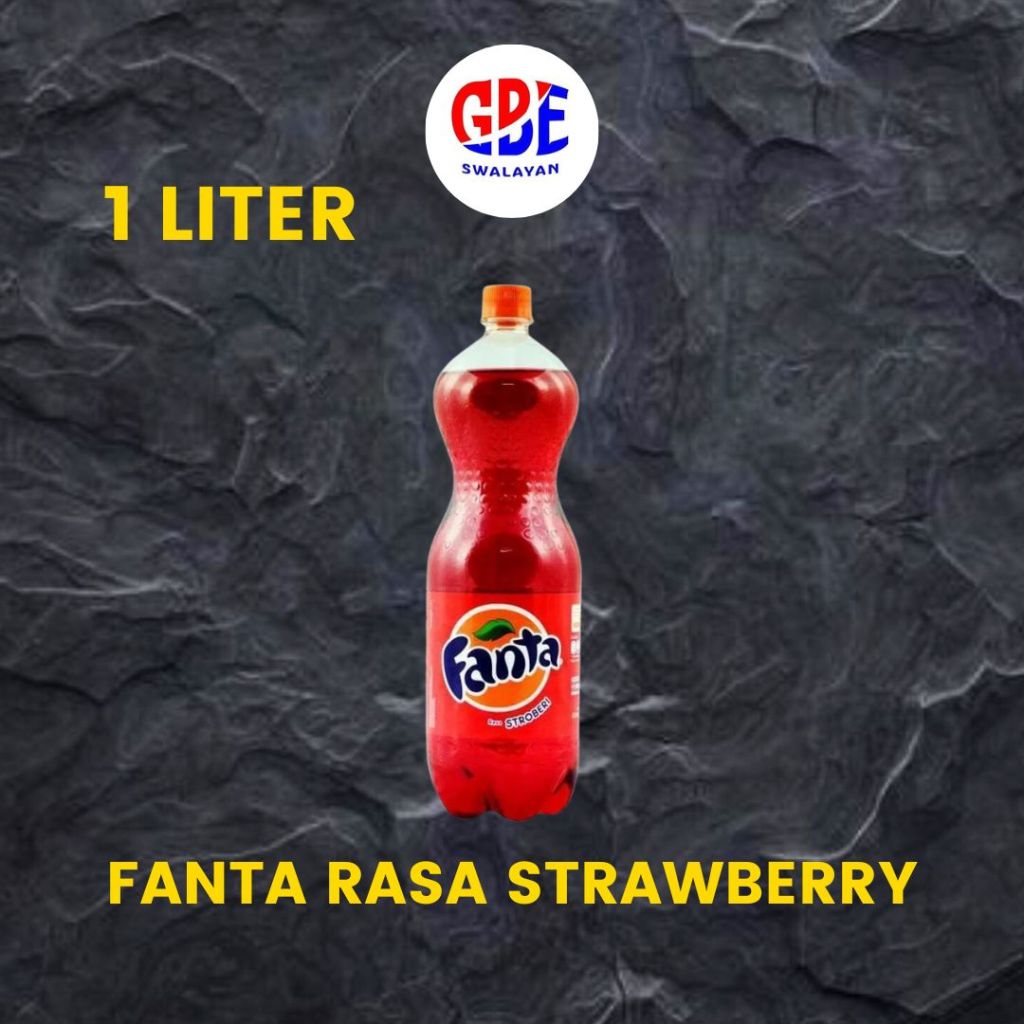 

FANTA MINUMAN SODA RASA STRAWBERRY 1 LITER