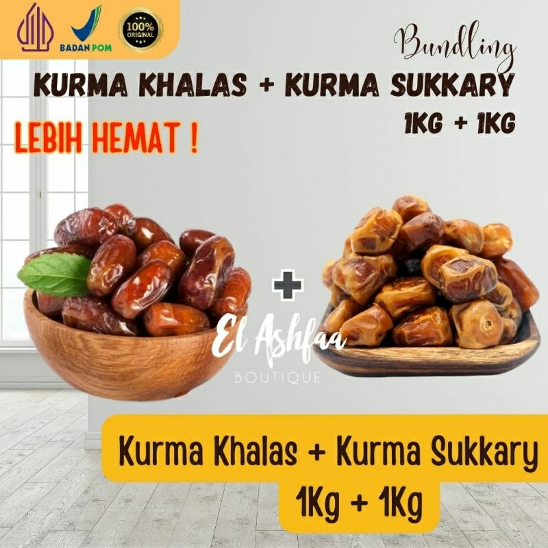 

Bundling Sukkari + Khalas Premium - El Ashfaa Boutique