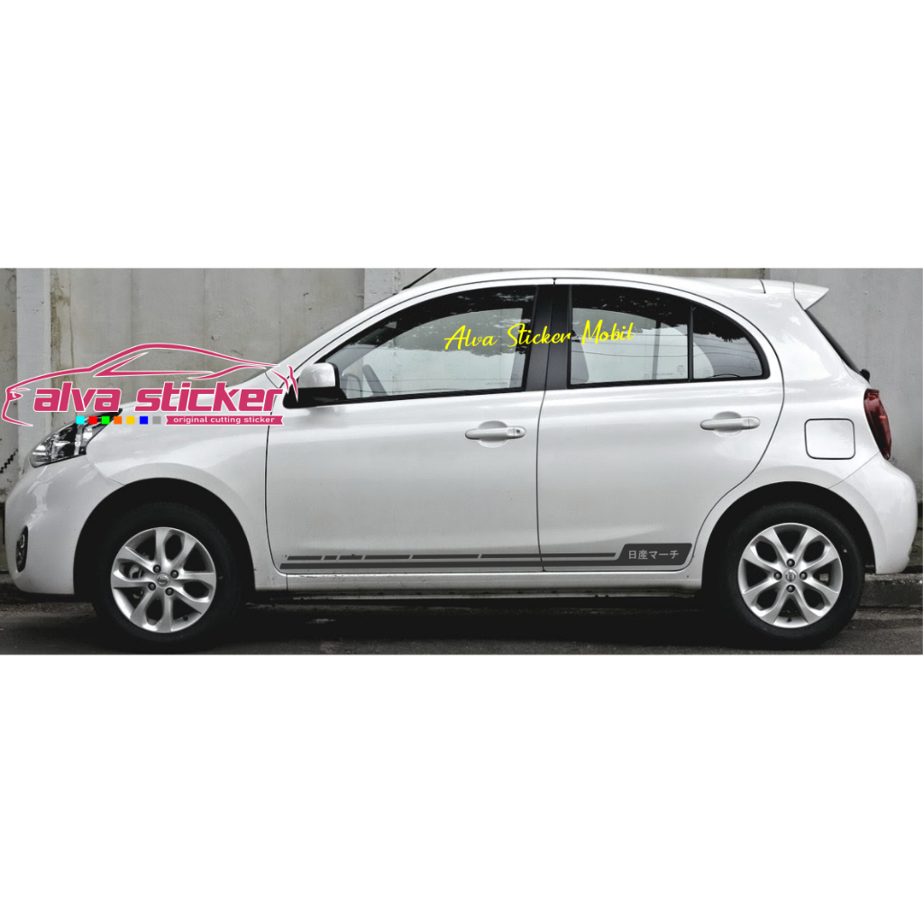 promo sticker march stiker march list cutting sticker mobil nissan march sticker nissan march kanji 