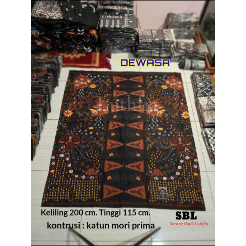 Sarung Batik Kain Katun Mori Prima