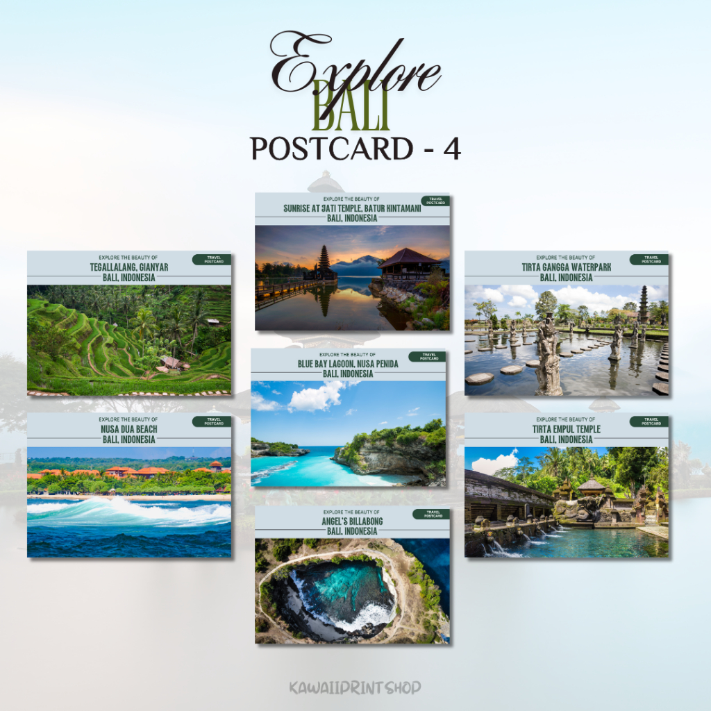 

Postcard Pulau Bali | Wisata Bali Kartu Pos | Bali Tourism Spot | Kartupos Turis Terkenal Bali Part 4 | Kartu Postcrossing