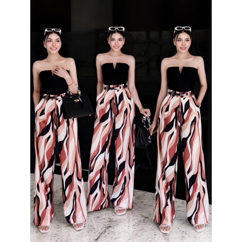 hightwaisted pant/ celana panjang import/ highwaisted pants/kulot import/ celana panjang wanita/ kul