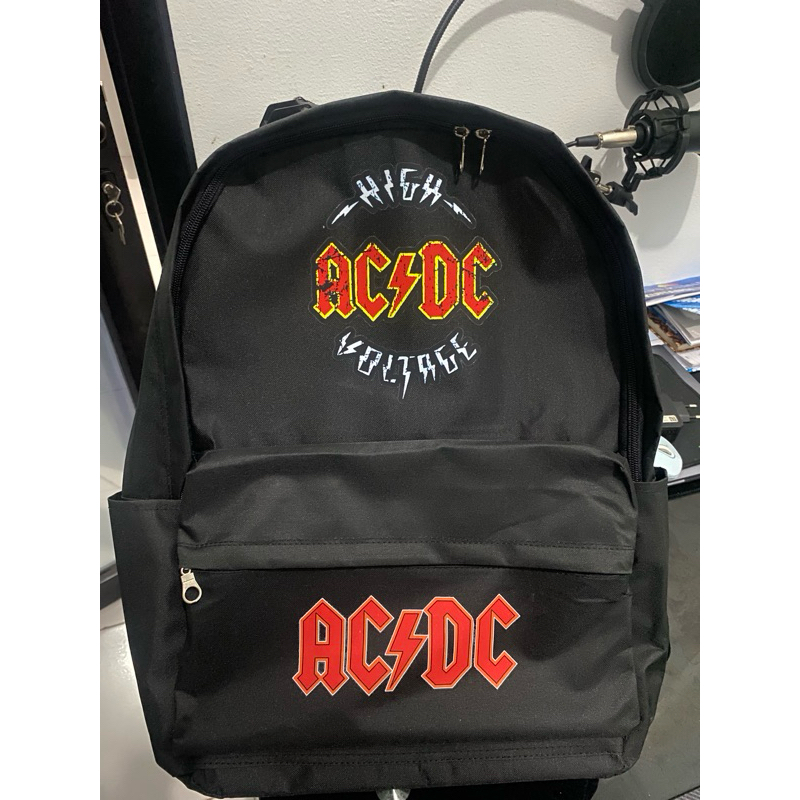 Tas Ransel Anak Sekolah Laki Laki dan Perempuan acdc Kekinian Kece Terbaru Basic STM 2025 cod