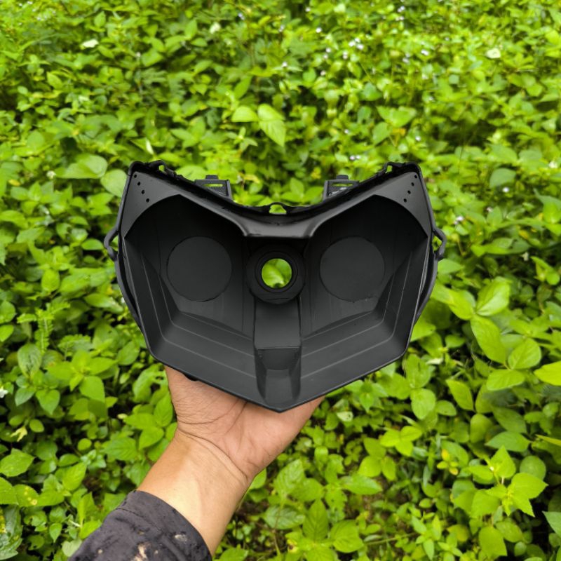 Retrofit Supra X 125 Lampu H4/H6 Costum di tengah atau dua lampu
