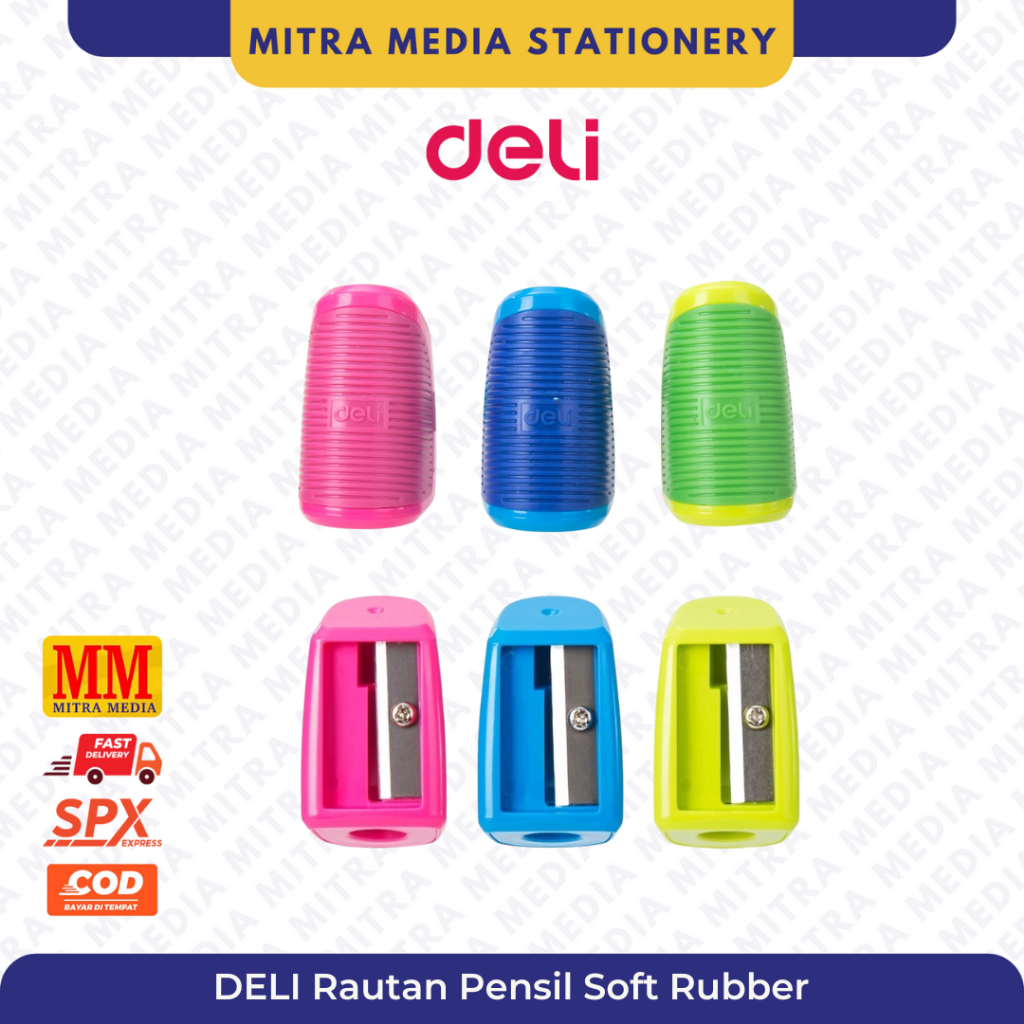 

DELI Rautan / Serutan / Sharperner Pensil Karet Soft Rubber