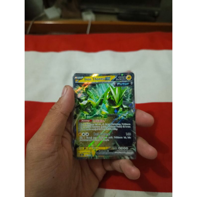 kartu pokemon bahasa Indonesia sv8a iron thorns ex rr