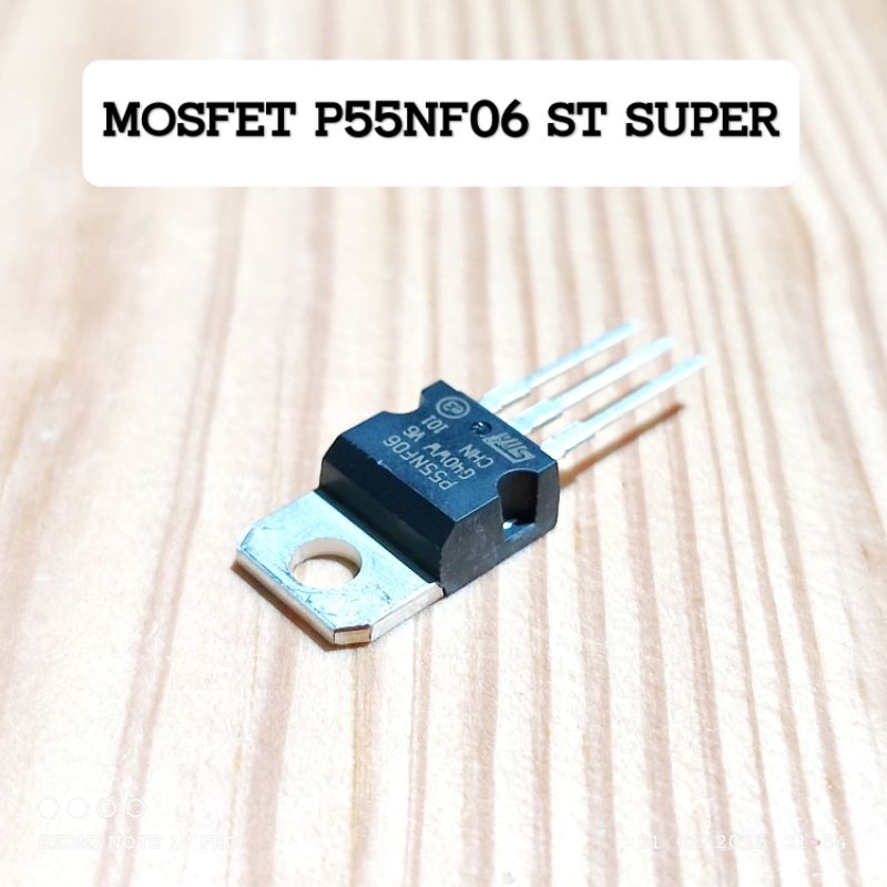 TRANSISTOR TR MOSFET STP55NF06 P55NF06 P 55NF06 N-ch 60 V, 0.015 Ω, 50 A STripFETSGS Thomson (ST)