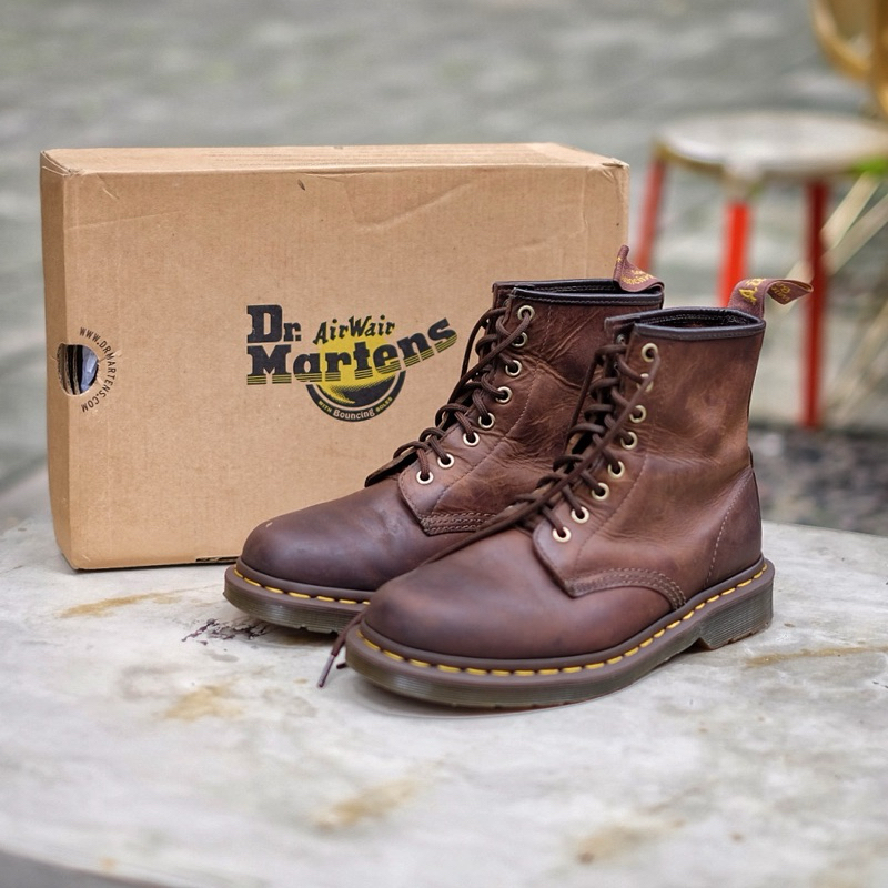 Dr martens 1460 darkbrown gaucho crazy horse
