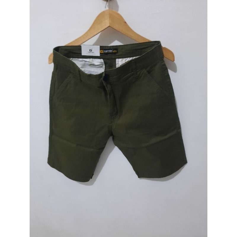 (TOPTEN) Celana Chino Pendek Brand Topten Original