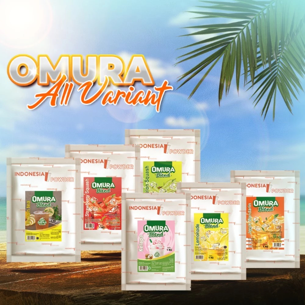 

OMURA Blend Bubuk Minuman Premium Instant Aneka Rasa Mix Gula Omura Powder 500 GR