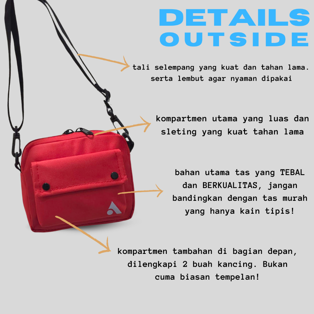 Army Kids Mk1 Tas Anak Slempang Anak Perempuan Pria Mini Fashion Korea Keren Murah Original Branded