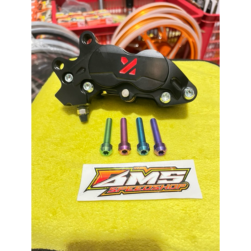 BUAT KALIPER.BREKET KALIPER.BANJO.NEPEL ANGIN.TONJOSAN KALIPER KTC KYTACO/KYTA/BREMBO TITANIUM ORIGI