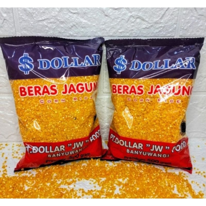 

Beras Jagung Dollar Kemasan 500gram Dapat 5 Bungkus (2.5kg)