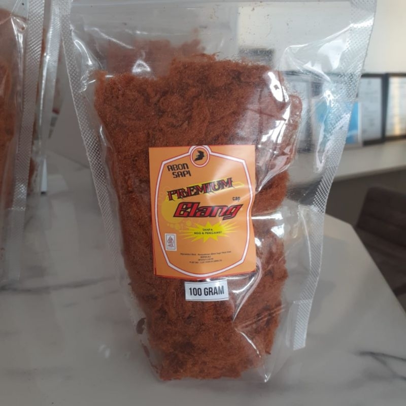 

Abon Sapi Asli Boyolali Super Elang 100gram Non Msg