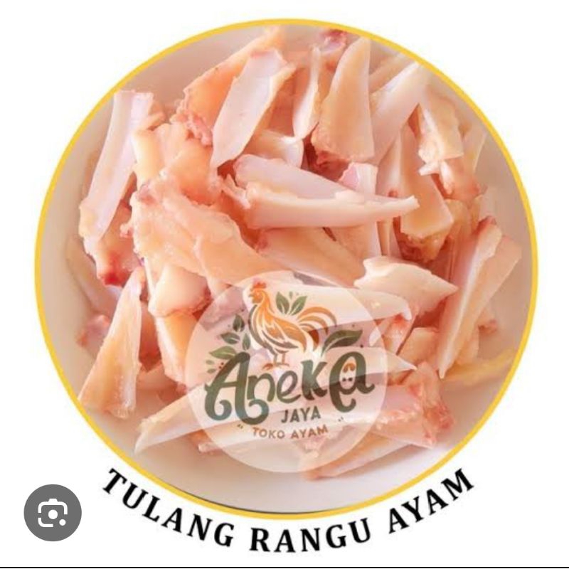 

Tulang rangu rawan ayam 1kg Full tulang Rangu Halal