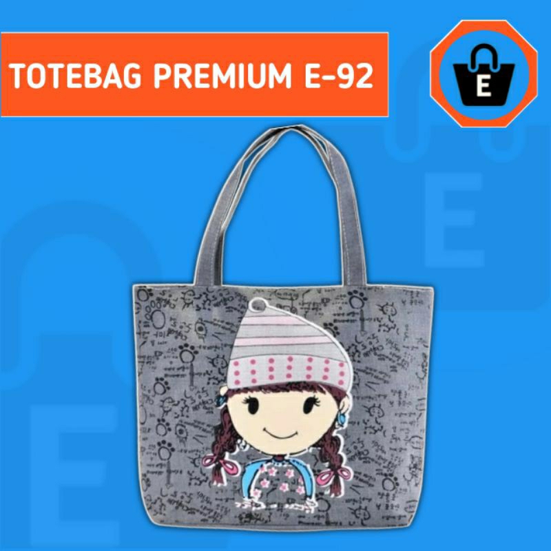 Totebag premium Wanita, Totebag kuliah totebag trendy anak muda