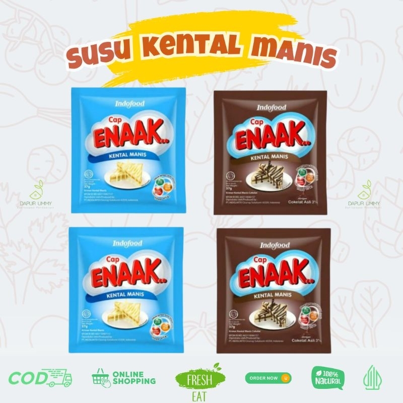 

ENAK Susu Cap Enak 6 sachet 37g