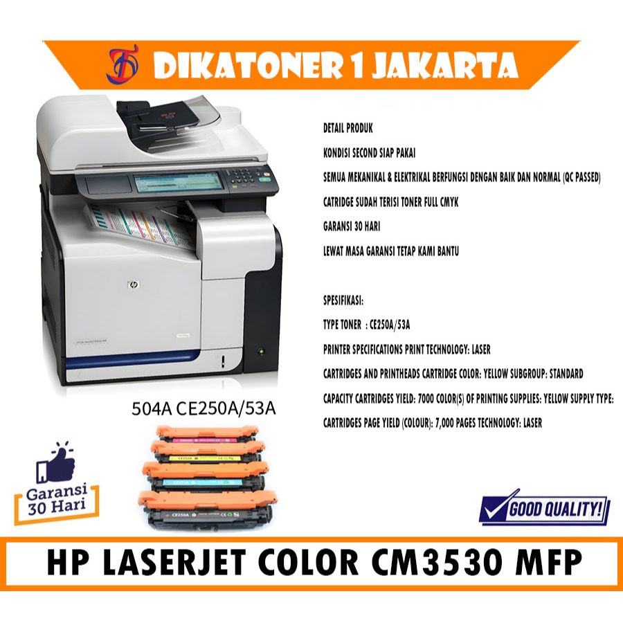 Printer Hp Color Laserjet CM3530 MFP