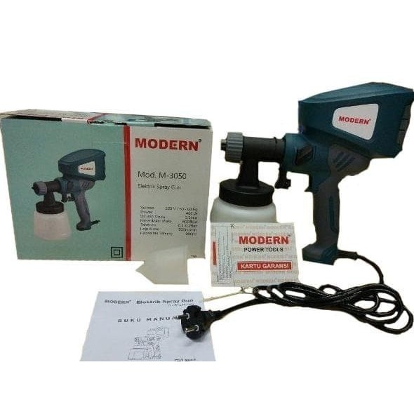 Mesin Spray Gun Elektrik M-3050 Modern Alat Semprot Cat Elektrik M3050