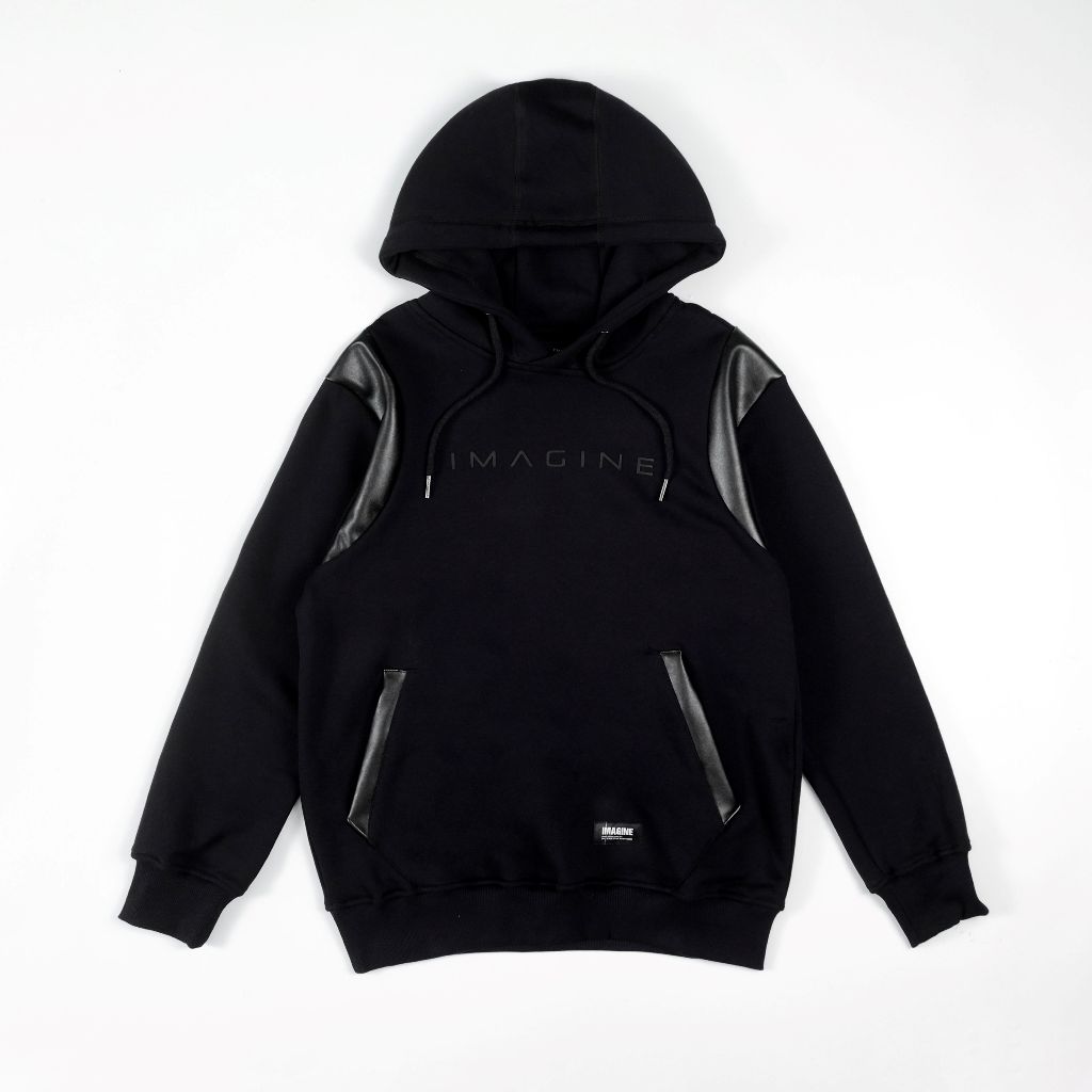 Imagineco Black Pullover Hoodie Black Nightt