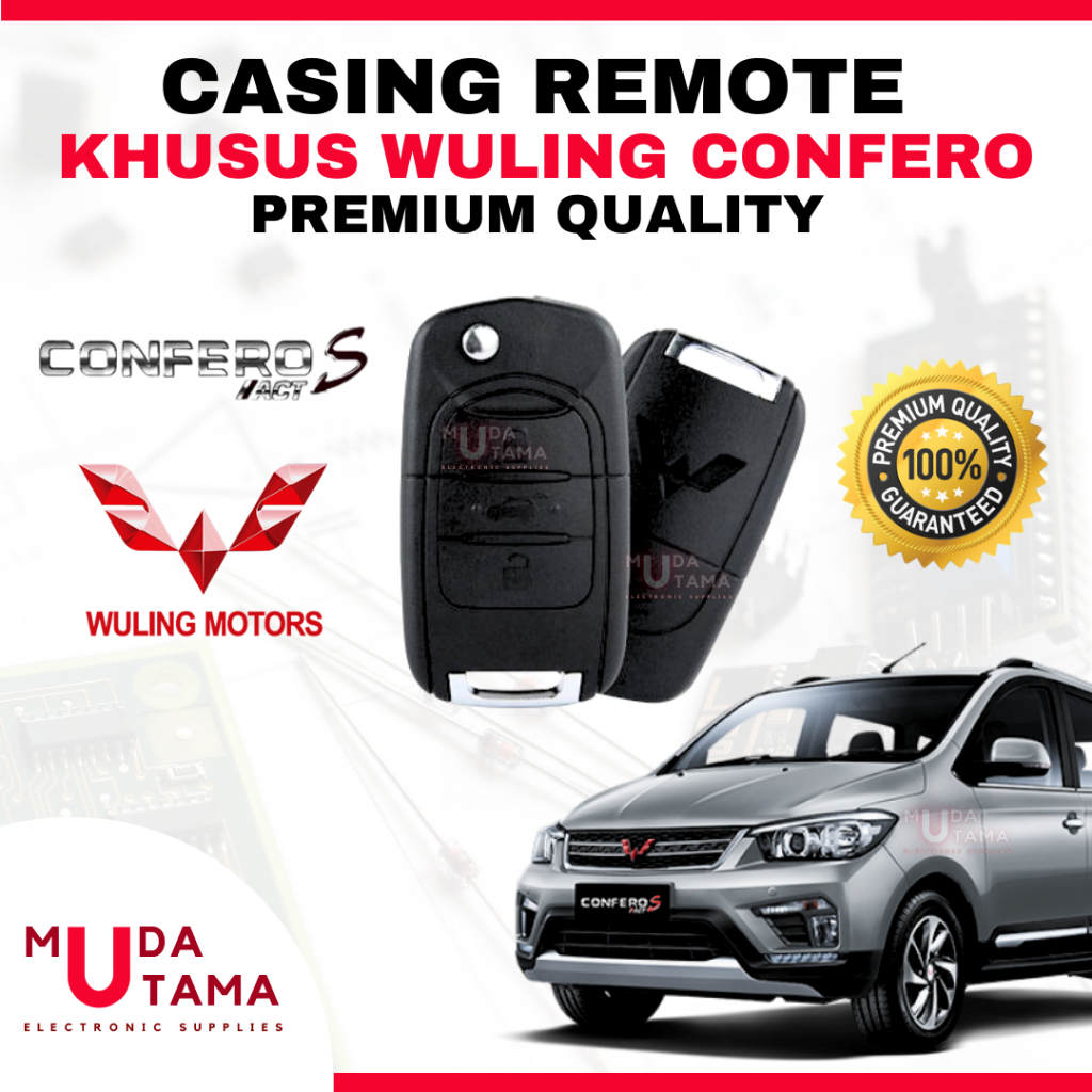 Casing Remote WULING CORTEZ - 3 BUTTON - Casing Remote Mobil CORTEZ - Casing Remote Mobil WULING COR