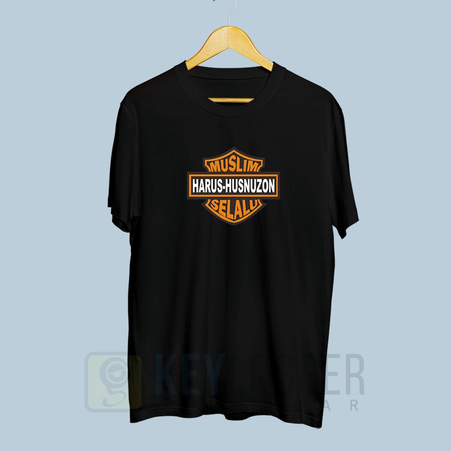Baju Kaos Plesetan Lucu Unik Logo Merek Islami Muslim Harley 81