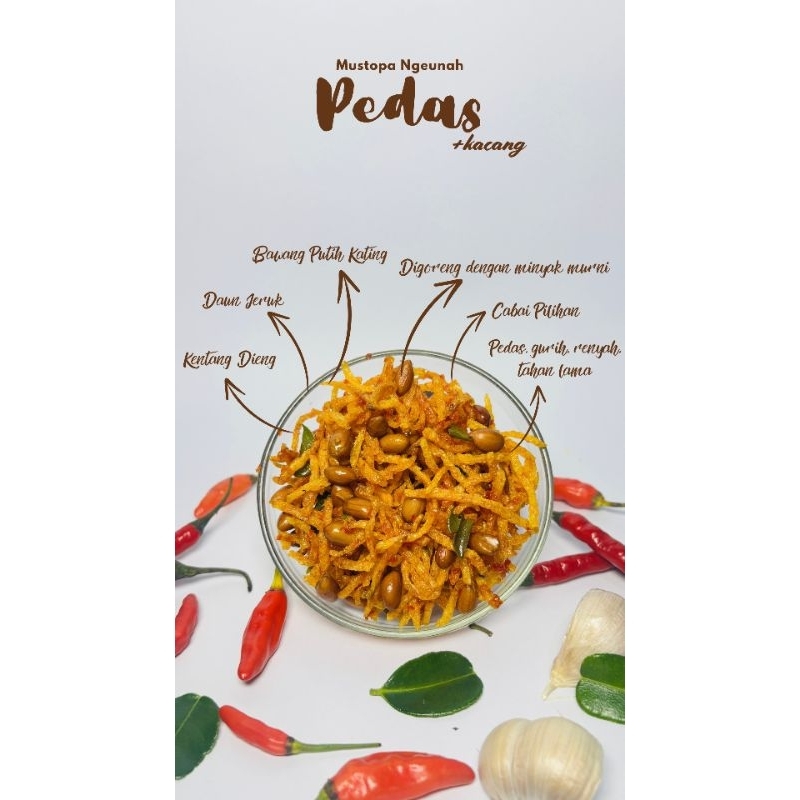 

Kentang Mustopa - Mustopa Ngeunah - Pedas Kacang