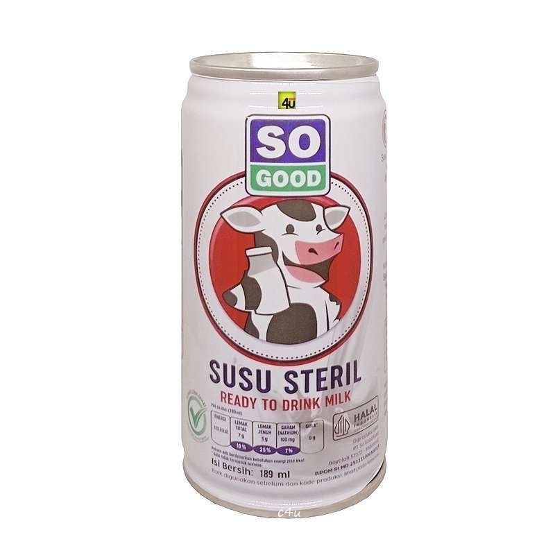 

SO GOOD SUSU STERIL [30 x 189ml]/DUS