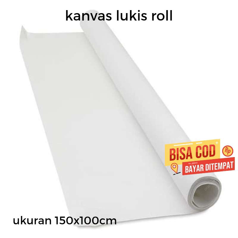 

Kanvas Lukis Roll 150x100cm - kanvas lukis roll - kanvas siap lukis