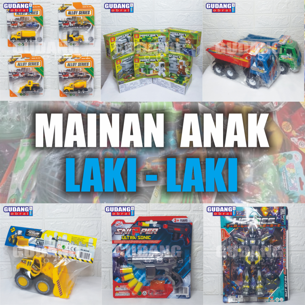 GO - Obral mainan anak laki-laki seperti mobil - mobilan | pesawat | kereta api | mobil polisi | din