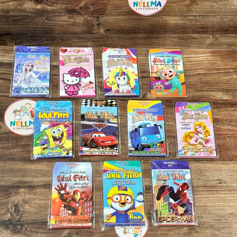 

AMPAU AMPLOP LEBARAN CARTUN ISI 50 LEMBAR